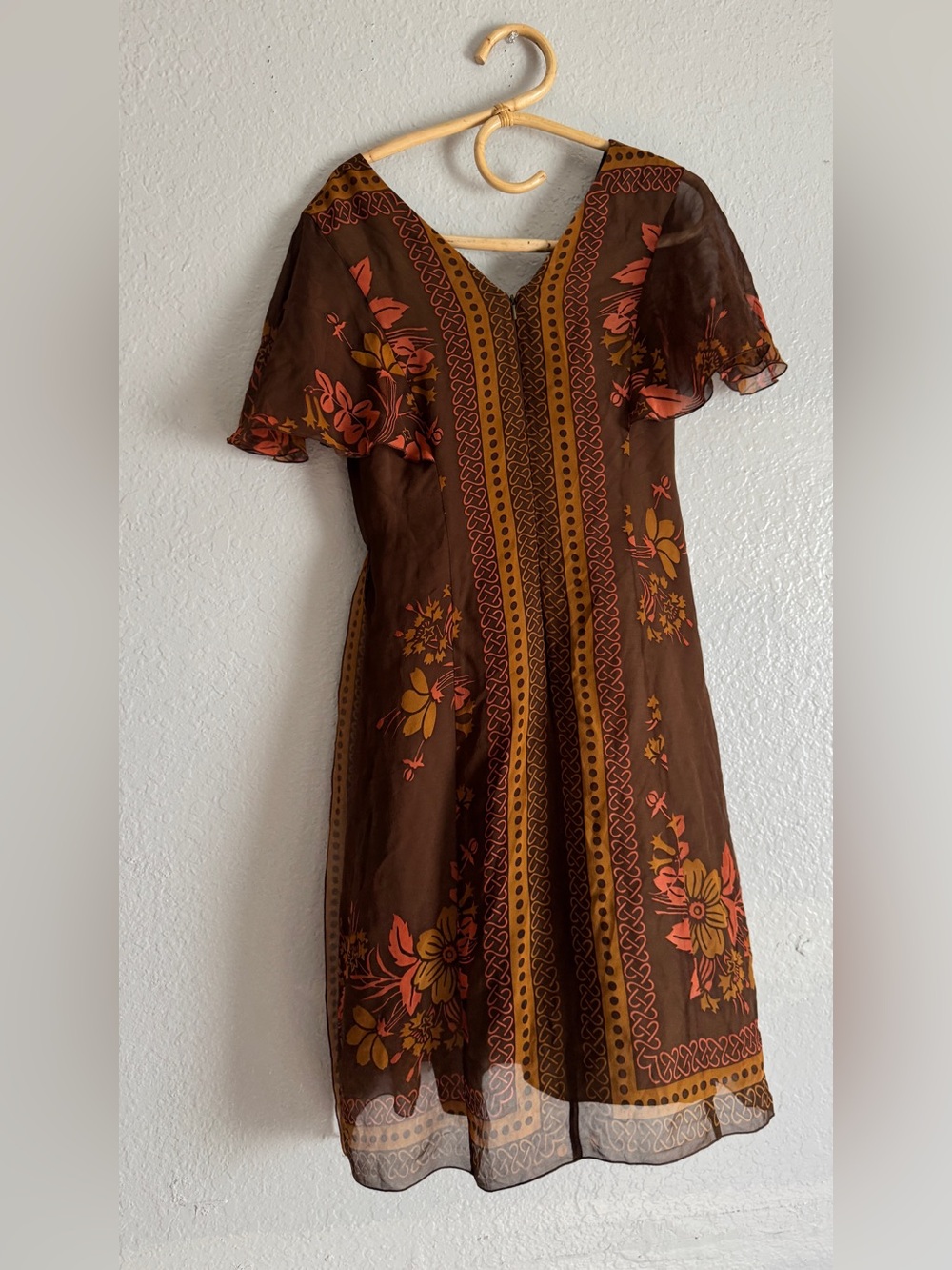 Anna Sui X Anthropologie Silk Mini dress - Picture 5 of 6